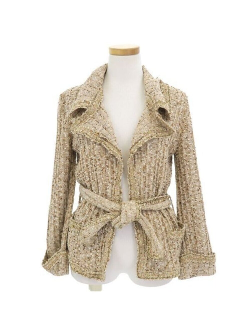 Chanel Cardigan Beige
